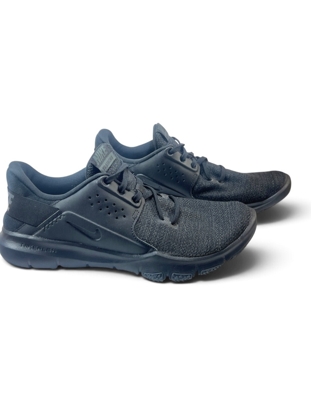 Nike Flex Control 3 Training Shoes - Triple Black - Men's Size 9 (Like New)